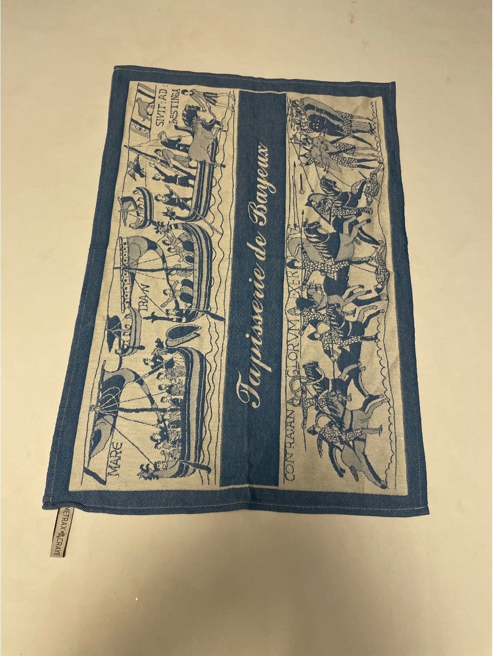 Vintage Metrax Craye Tapisserie de Bayeux Decorative Wall Hanging